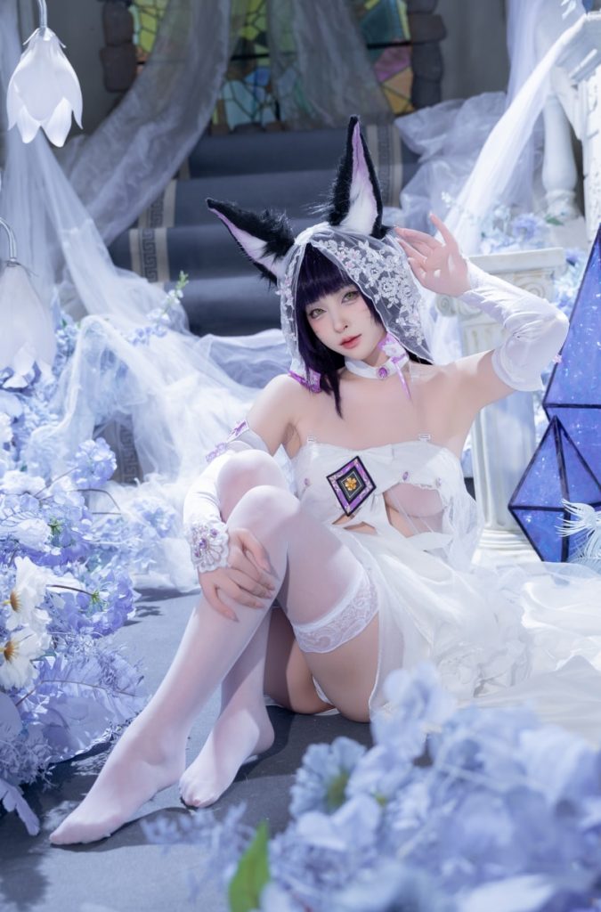 清水由乃 NO.077 碧蓝航线 武藏 紫藤花[51P1V-638MB]VIP