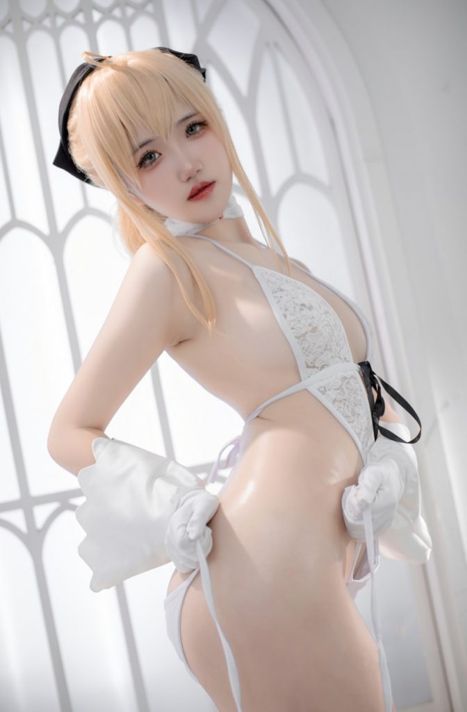 阿薰kaOri – NO.40 FGO 白Saber[50P-229MB]