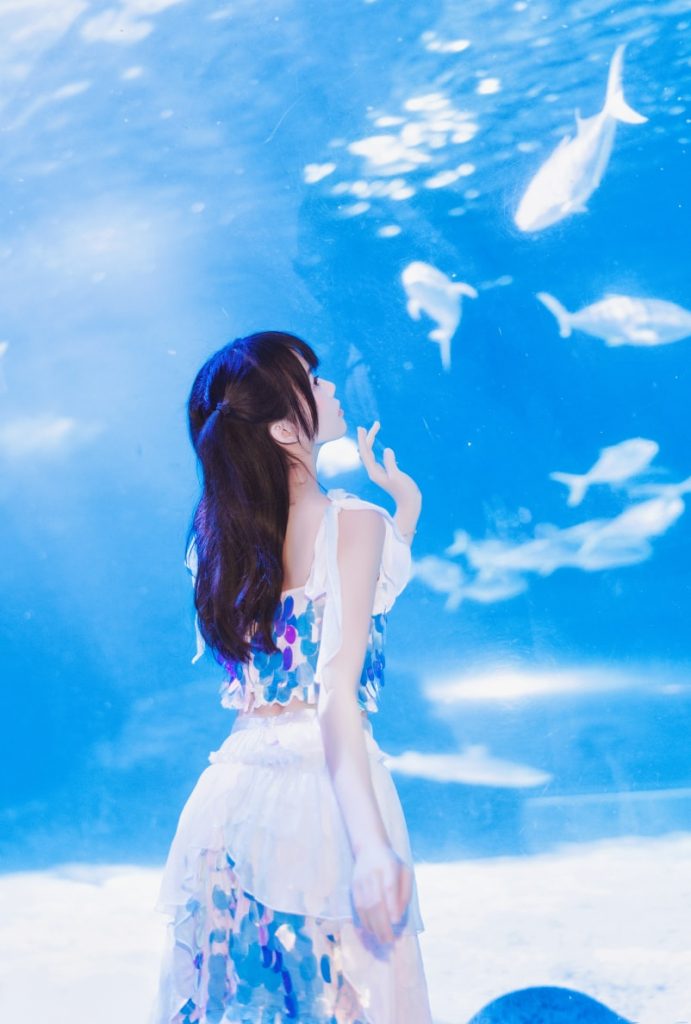 桜桃喵 – NO.204 水族馆 [15P-226MB]