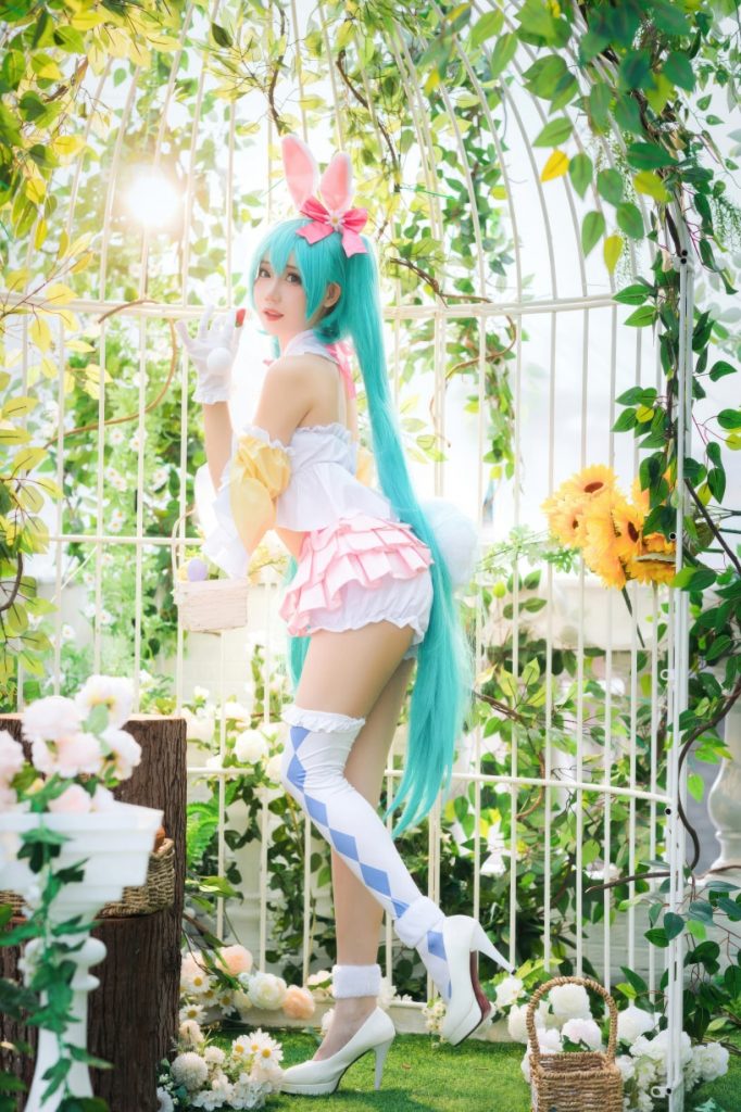 焖焖碳 初音未来复活节兔子[22P-162MB]