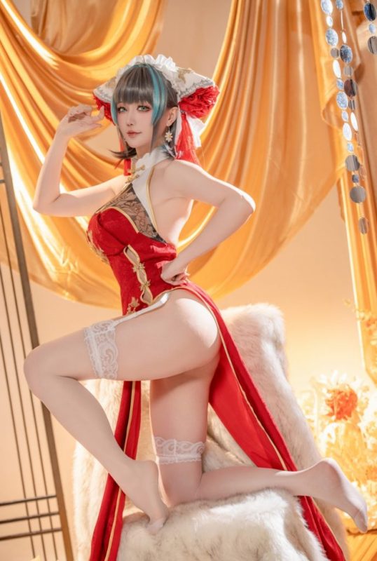 星之迟迟 NO.228 2025年02月计划D 碧蓝航线柴郡 [50P1V-987MB]VIP-COS神图