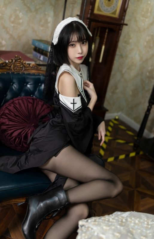 许岚LAN – NO.16 暗黑修女[40P-640MB]-COS神图